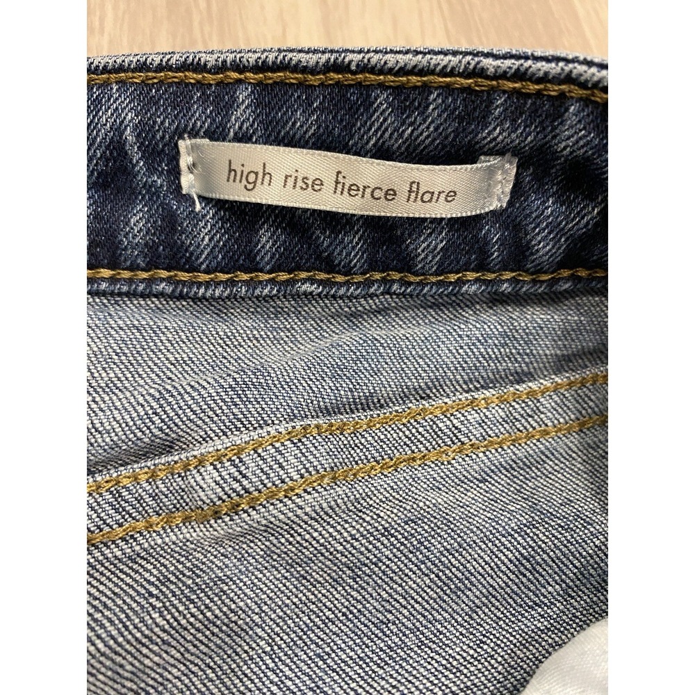 Women's Wrangler Deep Sea High Rise Fierce Flare Jeans Wide Size 8x34 34L 29x33 - Picture 5 of 10